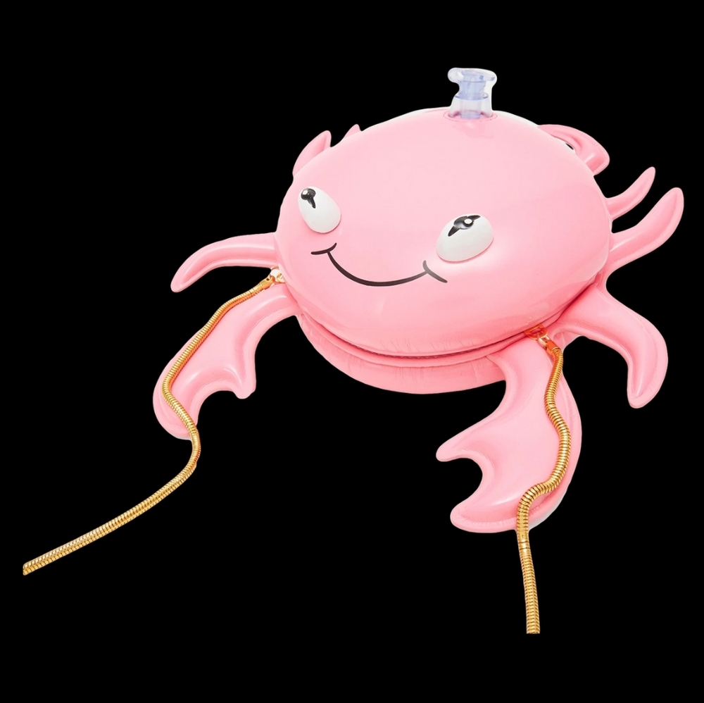 MOSCHINO Couture® x Jeremy Scott Inflatable Effect Crab Shoulder Bag in Pink - Picture 4 of 5